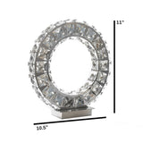 Round Crystal Table Lamp