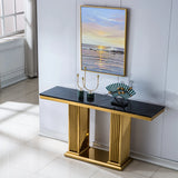 Mandy Marble Console Table in 2 Color Options