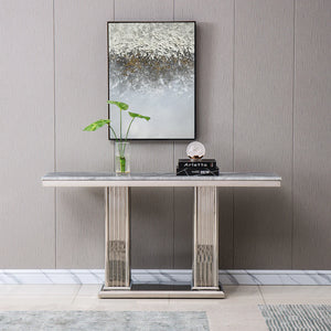 Mandy Marble Console Table in 2 Color Options