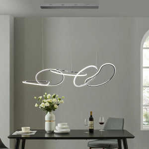 Suzie LED Chandelier in Gold or Chrome