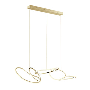 Suzie LED Chandelier in Gold or Chrome