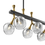 Sander Black & Gold Chandelier