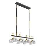 Sander Black & Gold Chandelier