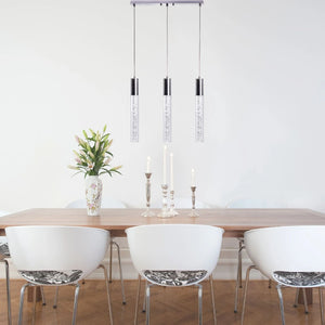 Sparkling Cylindrical LED Chandelier in 5 Sizes