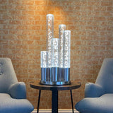 Acrylic Cylinder LED Table Lamp in 2 Sizes