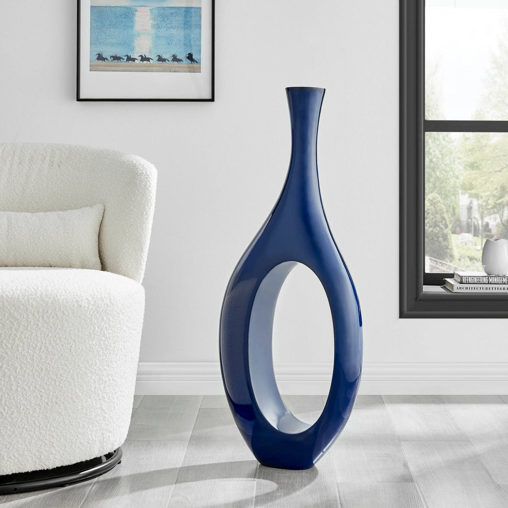 Oversized Resin Floor Vase in 4 Colors & 2 Sizes