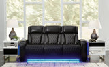 Barrington Leather Match Power Reclining Sofa in 2 Colors