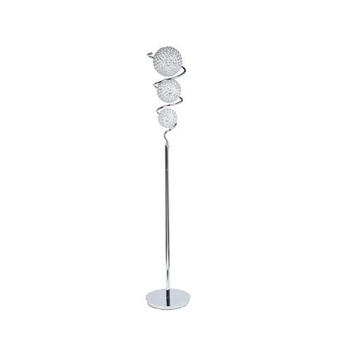 Crystal Spheres Vertical Floor Lamp