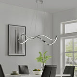 Modern Chrome LED Chandelier