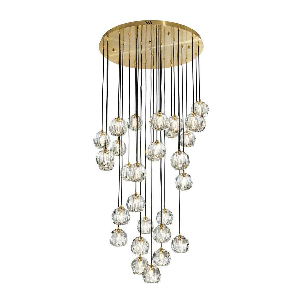 Stacy Crystal Chandelier with 30 Lights
