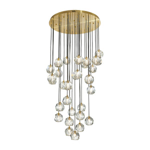 Stacy Crystal Chandelier with 30 Lights