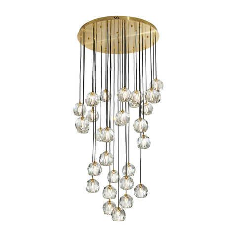 Stacy Crystal Chandelier with 30 Lights