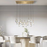 Symphony Gold Rectangular Chandelier