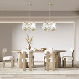 Rick Gold Crystal Chandelier in 2 Sizes