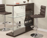 Petite Rectangular Bar Table in White, Black or Cappuccino