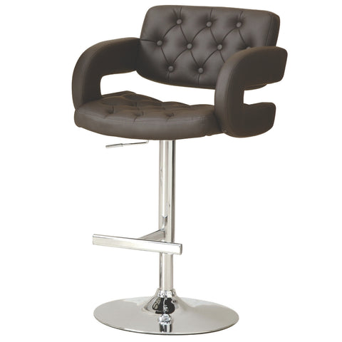 Contemporary Adjustable Height Barstool in 3 Color Options