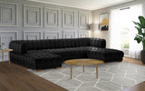 Gwenette Tufted Velvet Sectional in 5 Color Options