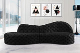 Rolando Velvet Tufted Sectional in 6 Color Options