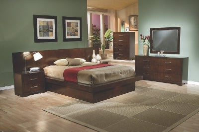 Jessica Platform Bed With Lighted Rails