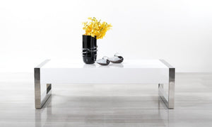 Tracy Modern White Coffee Table