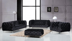 Mary Tufted Velvet Living Room Collection in 4 Color Options