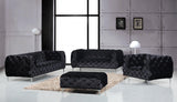 Mary Tufted Velvet Living Room Collection in 4 Color Options