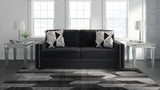 Gale Onyx Fabric Living Room Collection