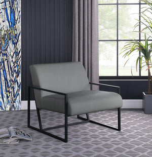 Contemporary Leatherette Accent Chair in 3 Color Options
