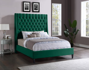 Ritz Velvet Wing Back Bed in 5 Color Options