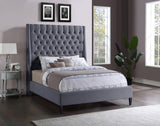 Ritz Velvet Wing Back Bed in 5 Color Options