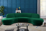 Rosanna 3 Piece Velvet Sectional in 6 Color Options