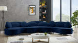 Vicky 3 Piece Velvet Sectional in 6 Color Options