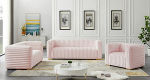 Avie Velvet Living Room Collection in 6 Color Options