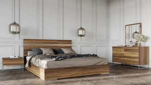Lyra Light Oak Italian Bedroom Collection