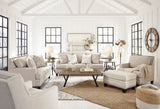 Cecil Beige Linen Fabric Living Room Collection