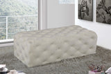 Cassara Velvet Tufted Bench/Ottoman in 6 Color Options