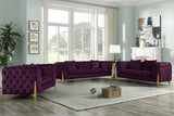 King Tufted Velvet Living Room Collection in 6 Color Options