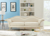 Lips Velvet Living Room Collection in 5 Color Options