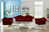 Lips Velvet Living Room Collection in 5 Color Options