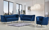 Margaret Channel Tufted Velvet Living Room Collection in 6 Color Options