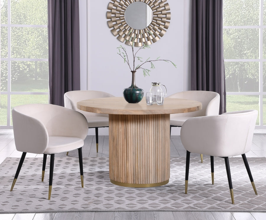 Oakley Round Fluted Dining Table
