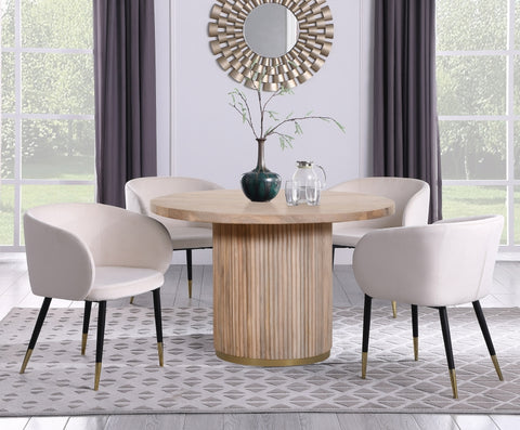 Oakley Round Fluted Dining Table