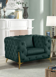 King Tufted Velvet Living Room Collection in 6 Color Options