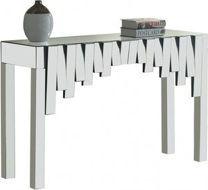 Kailah Mirrored Console Table with Optional Matching Wall Mirror