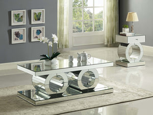 Jacqueline Mirrored Occasional Tables Collection