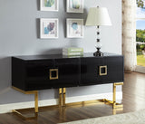 Bethany Contemporary Sideboard in Black or White