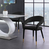 Dee Velvet Fabric Dining Chair in 6 Color Options