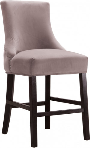 Hanna Velvet Counter Height Stool in 4 Color Options