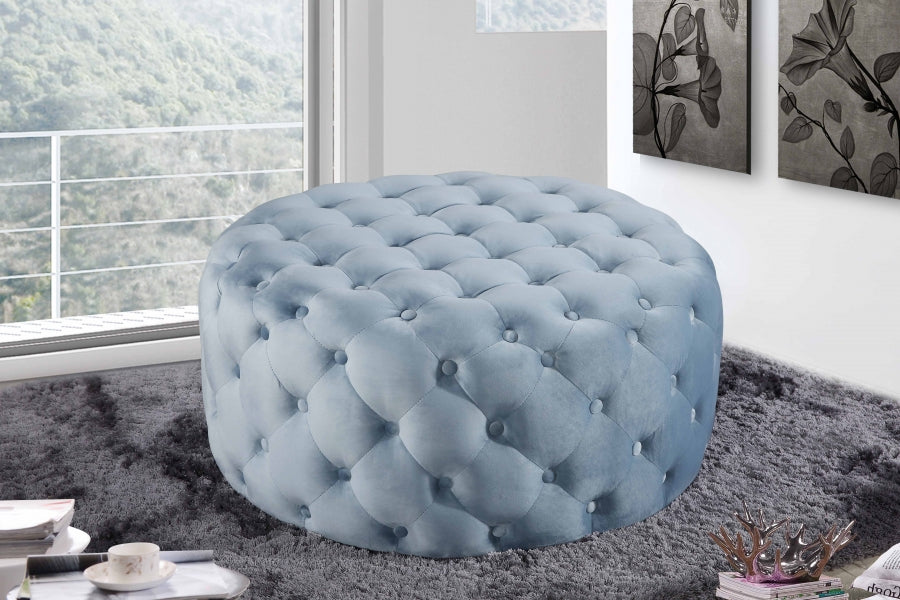 Addie Tufted Velvet Ottoman in 7 Color Options