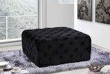 Ari Square Velvet Ottoman in 7 Color Options